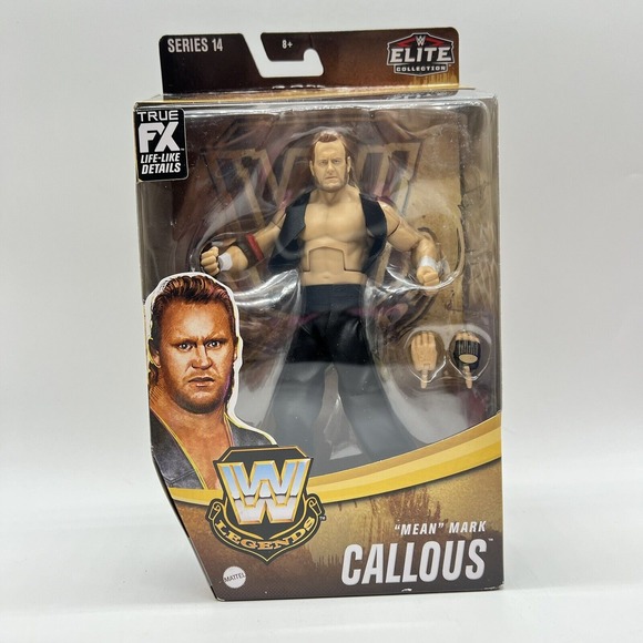 WWE Elite Legends Mean Mark Callous Series 14 WCW Undertaker‎ Figure Mattel New - Picture 1 of 4